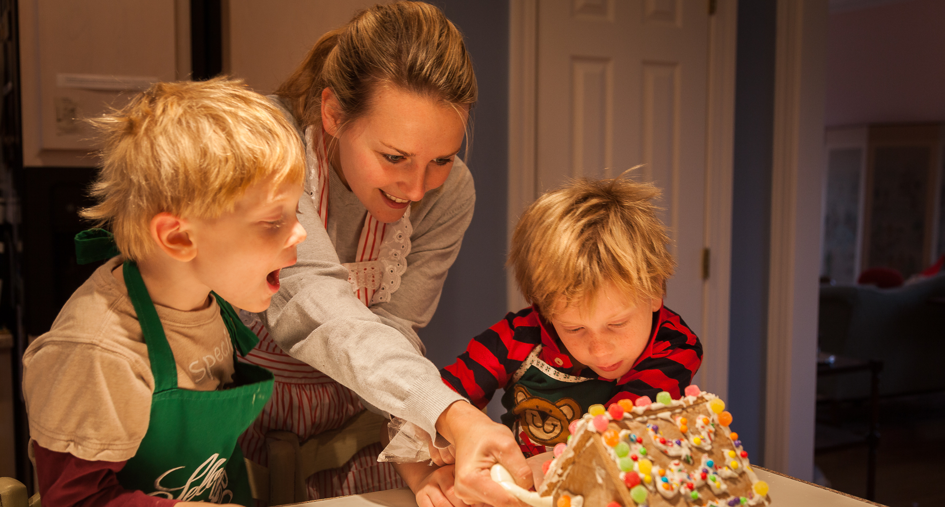 Making the Gingerbread House