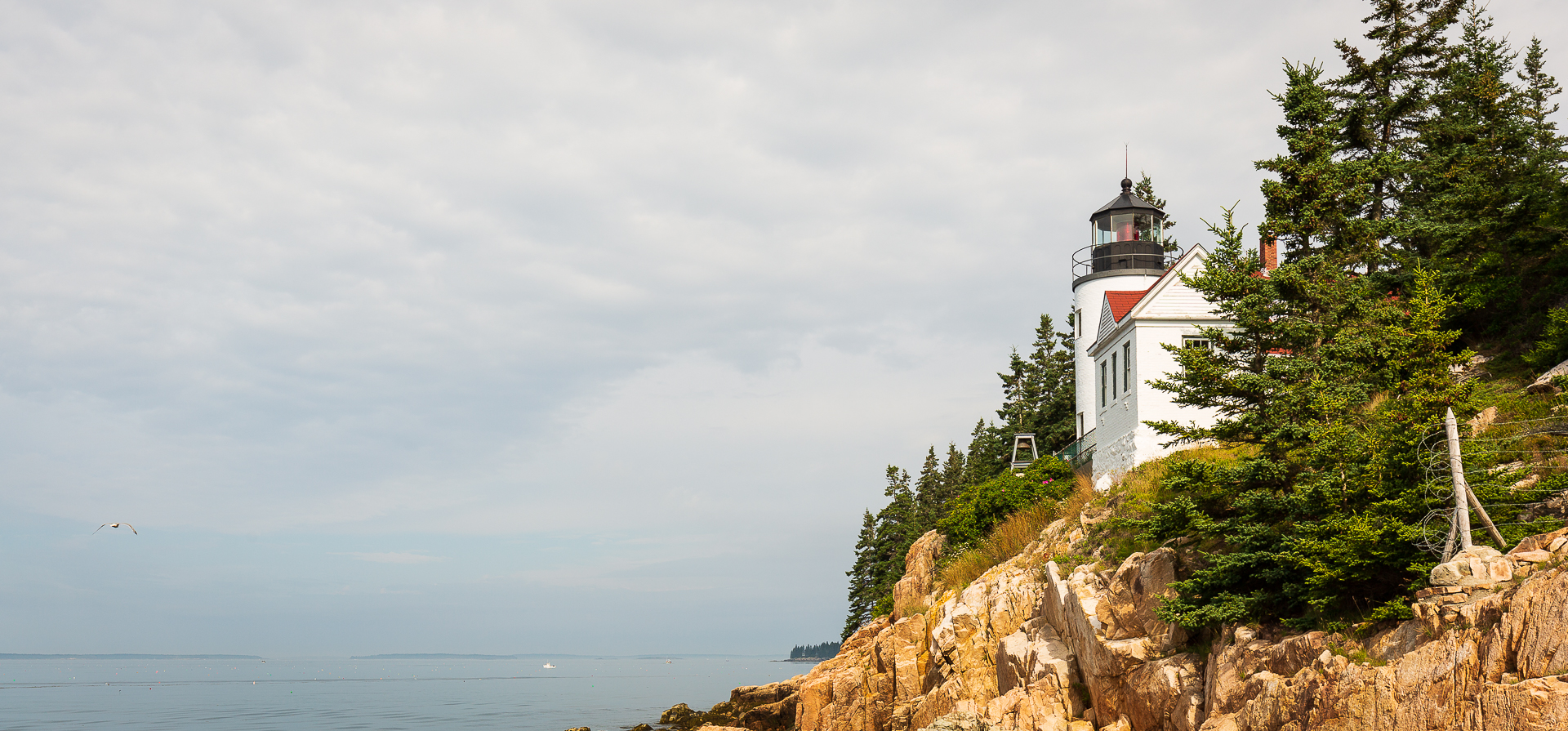 Bass Harbor Head Lighthouse In Maine