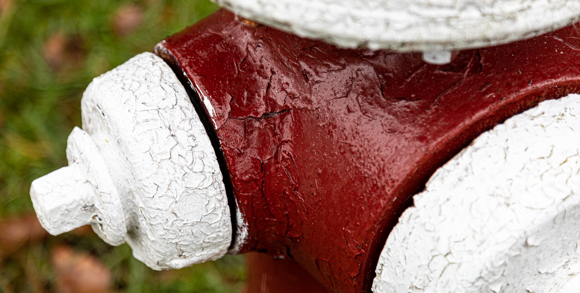 detail shot of old fire hydrant