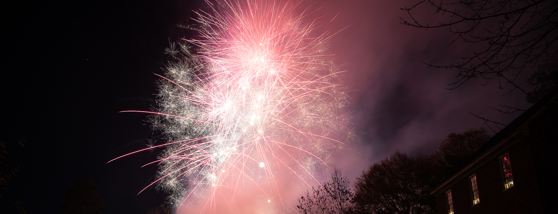 Fireworks in Colonial Williamsburg
