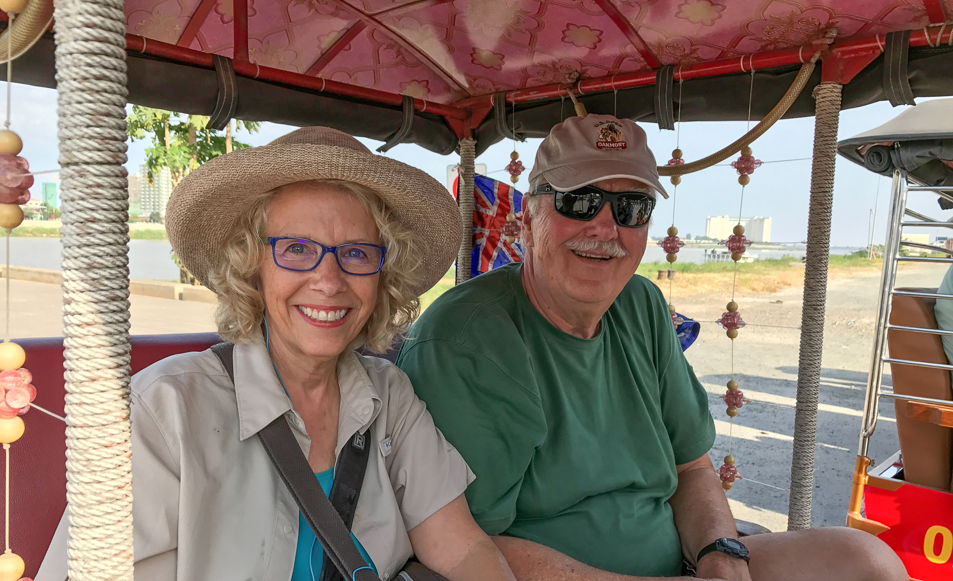 Caroline and Skip in Phnom Penh